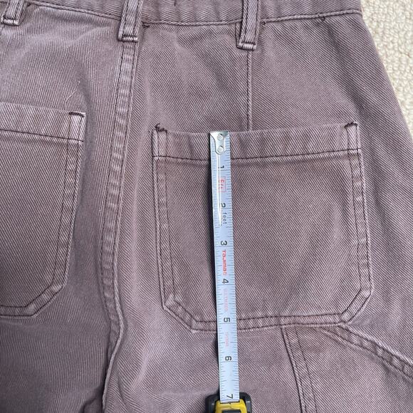 PacSun Ultra High Rise Flare Carpenter Jeans Brown Faded, Y2K Size 23 - Picture 5 of 12